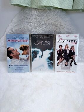 Classic Movie VHS Lot: As Good As It Gets, Ghost, The First Wives Club